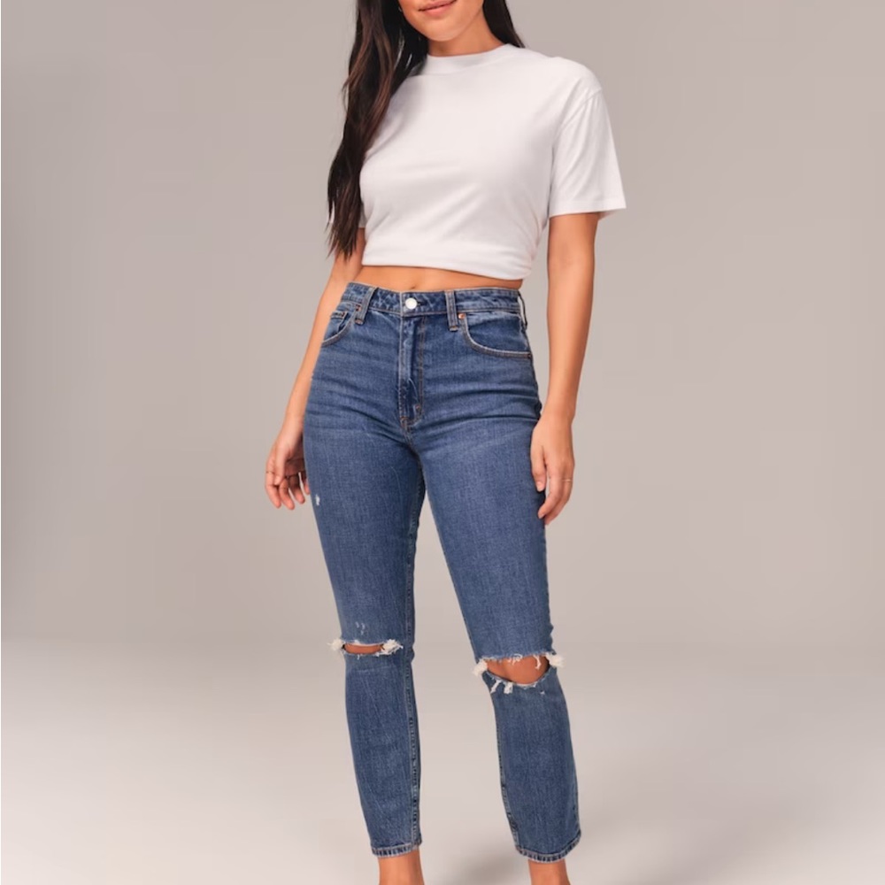 Abercrombie and Fitch curve love high rise skinny size 6/28